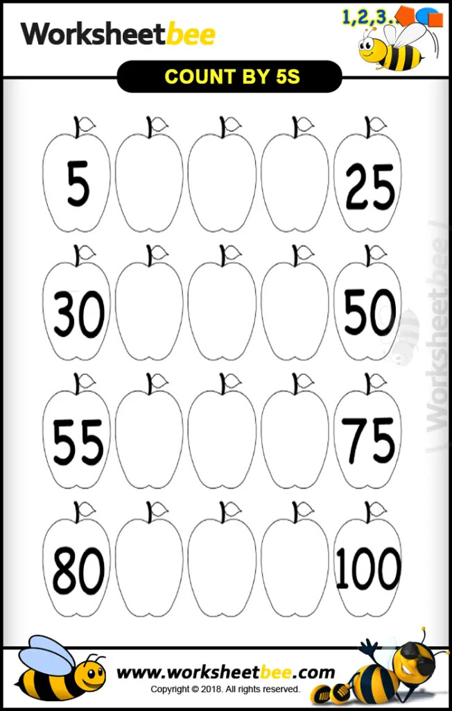 Skip Count By 5 Worksheet 101 Printable Count By 5s Worksheets 