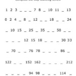 Skip Counting 3rd Grade Genius777 PRINTABLES