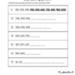 Skip Counting By 100 39 s Worksheet Ontario Curriculum By Prep With Miss P