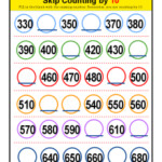 Skip Counting By 10s Worksheets 2nd Grade Math Activities