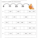 Skip Counting By 11s Worksheets