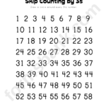 Skip Counting By 3s Worksheet Template Printable Pdf Download