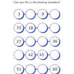 Skip Counting By Threes Home Time Activities