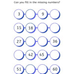 Skip Counting By Threes Home Time Activities