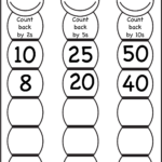 Skip Counting Count Back By 2 5 And 10 Worksheet FREE Printable