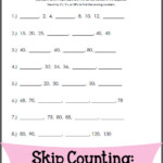 Skip Counting Worksheet 2s 5s 10s Mamas Learning Corner