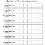 Skip Counting Worksheet Grade 3