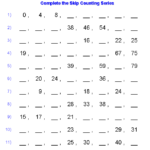 Skip Counting Worksheets Dynamically Created Skip Counting Worksheets