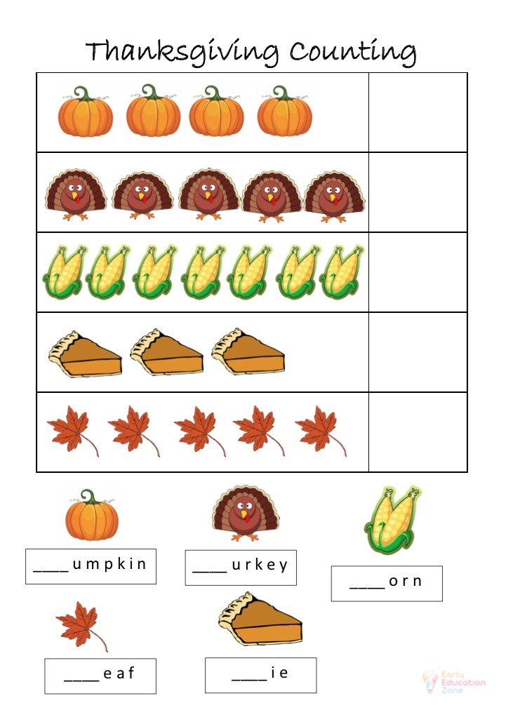 Thanksgiving possessive nouns