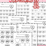 Valentine 39 s Day Skip Counting FREE PRINTABLE Kids Activity Zone