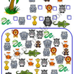 Wild Animals Counting ESL Worksheet By Esti1975