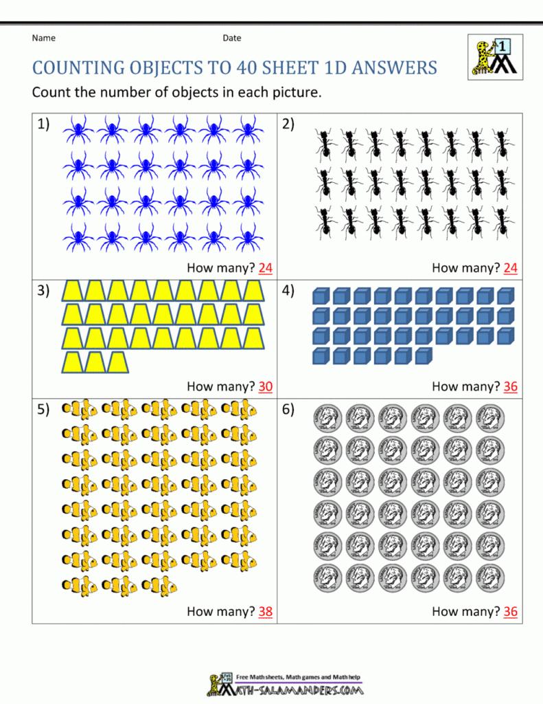 Write Numbers 1 To 50 Worksheet